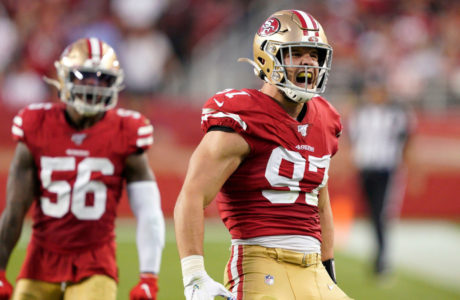 Nick Bosa, Defensive Rookie of the Year 2019, NFC Championship game 49ers Packers, Super Bowl LIV