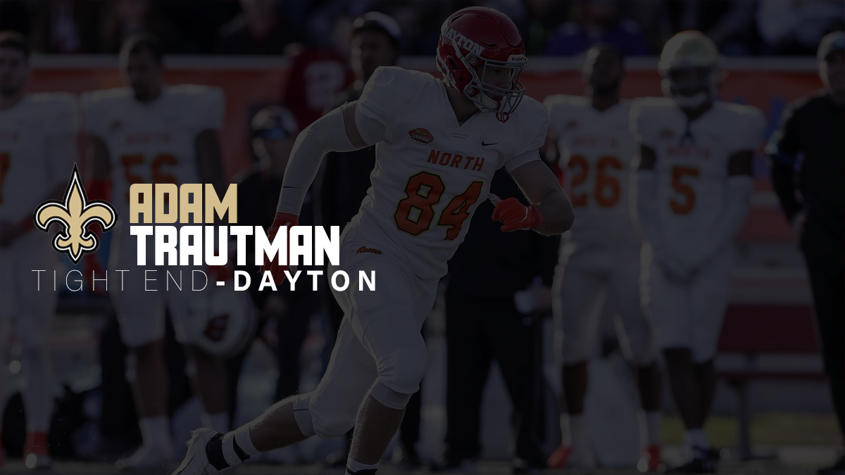 Adam Trautman - New Orleans Saints Roster Profile - The Touchdown